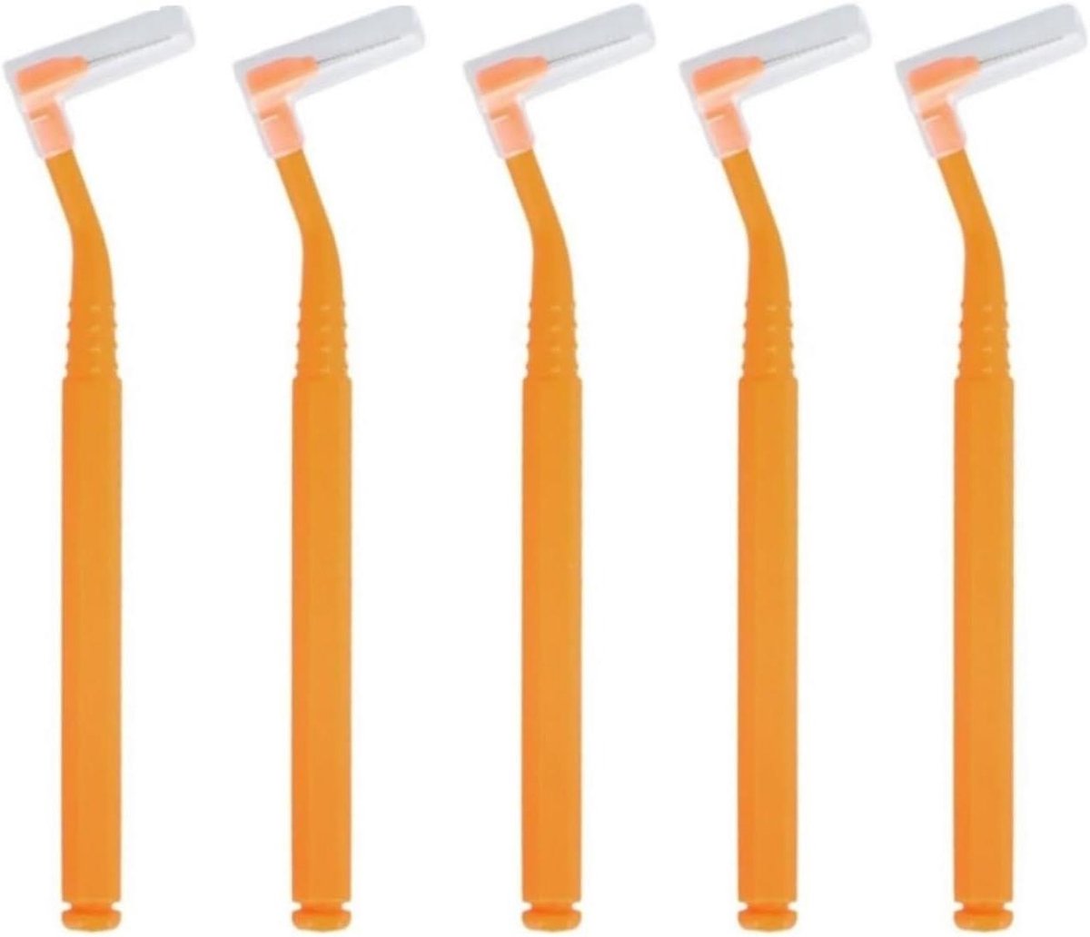 Interdentale borsteltjes - Flossprikkers - Mondhygiëne - L-vormige reiniging - 10 stuks - Veelkleurig
