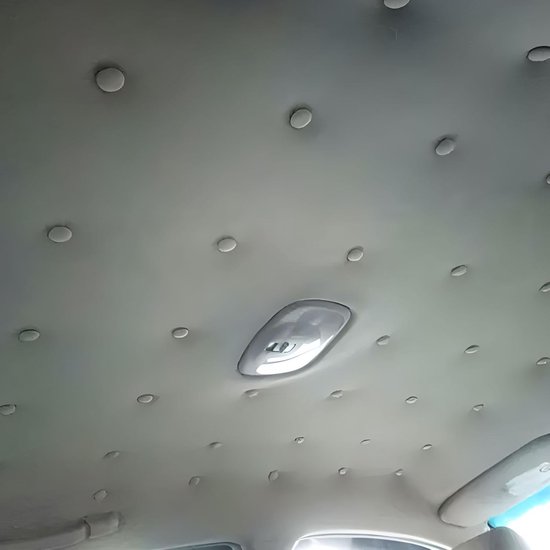 Dakhemel Reparatiekit - Interieur Bevestiging - Auto Interieur Herstel - Universele Pasvorm - 60 Delig - Beige — afbeelding 4