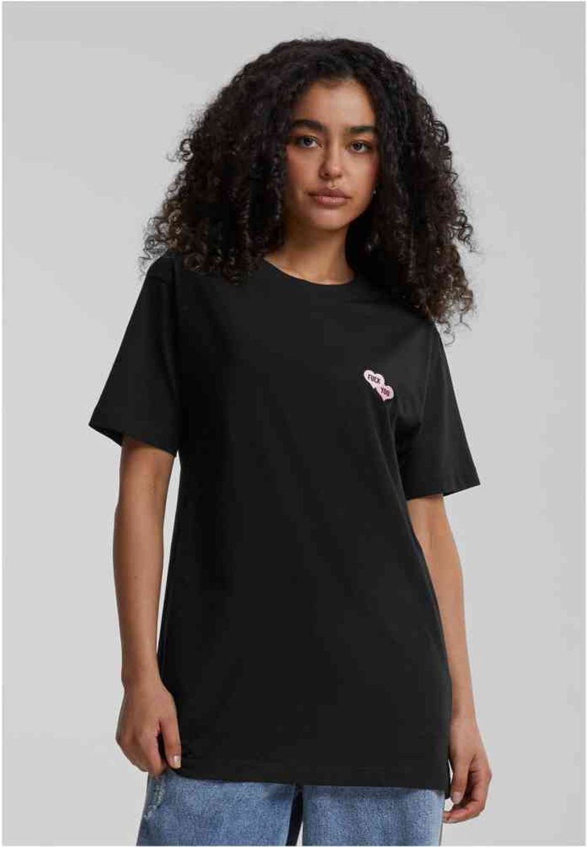 Mister Tee F U Dames Tshirt XS Zwart