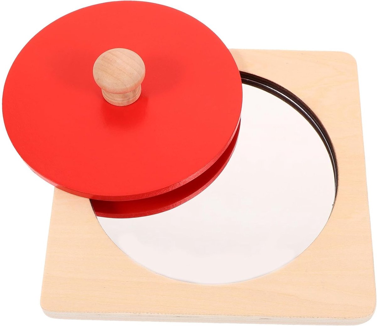 Montessori Spiegel voor Baby's, Leuke Spiegelspeelgoed, Tummy Time Spiegel, Cadeau-ideeën voor Pasgeborenen, Verjaardagscadeaus voor Peuters en Kleuters