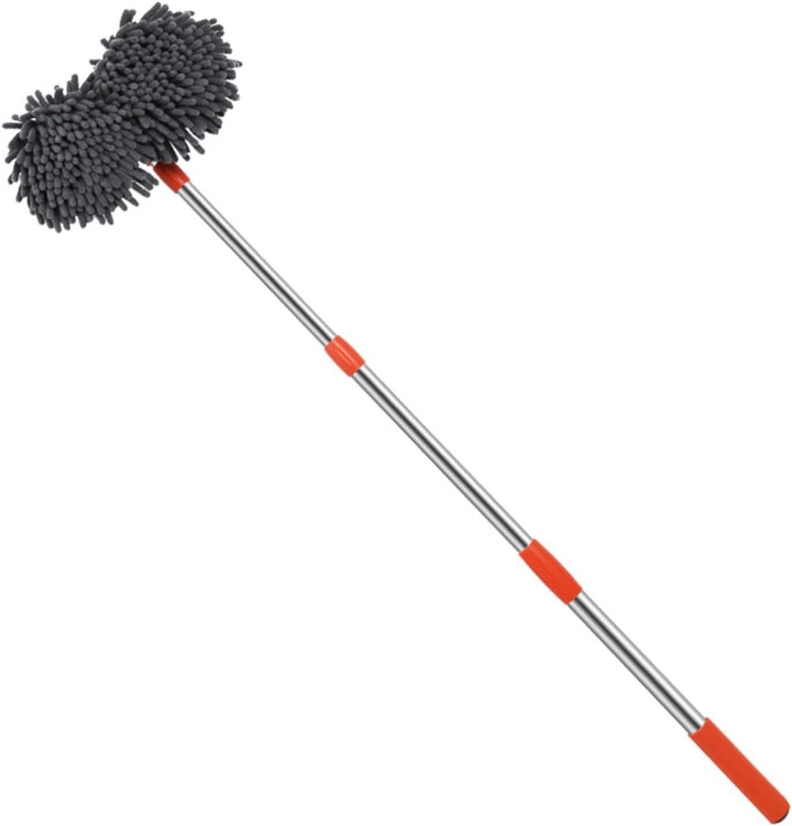 Autowasborstel Dweil - Reinigingsgereedschap - Auto Reinigen - 360 Graden Rotatie - 50-115 cm - Blauw