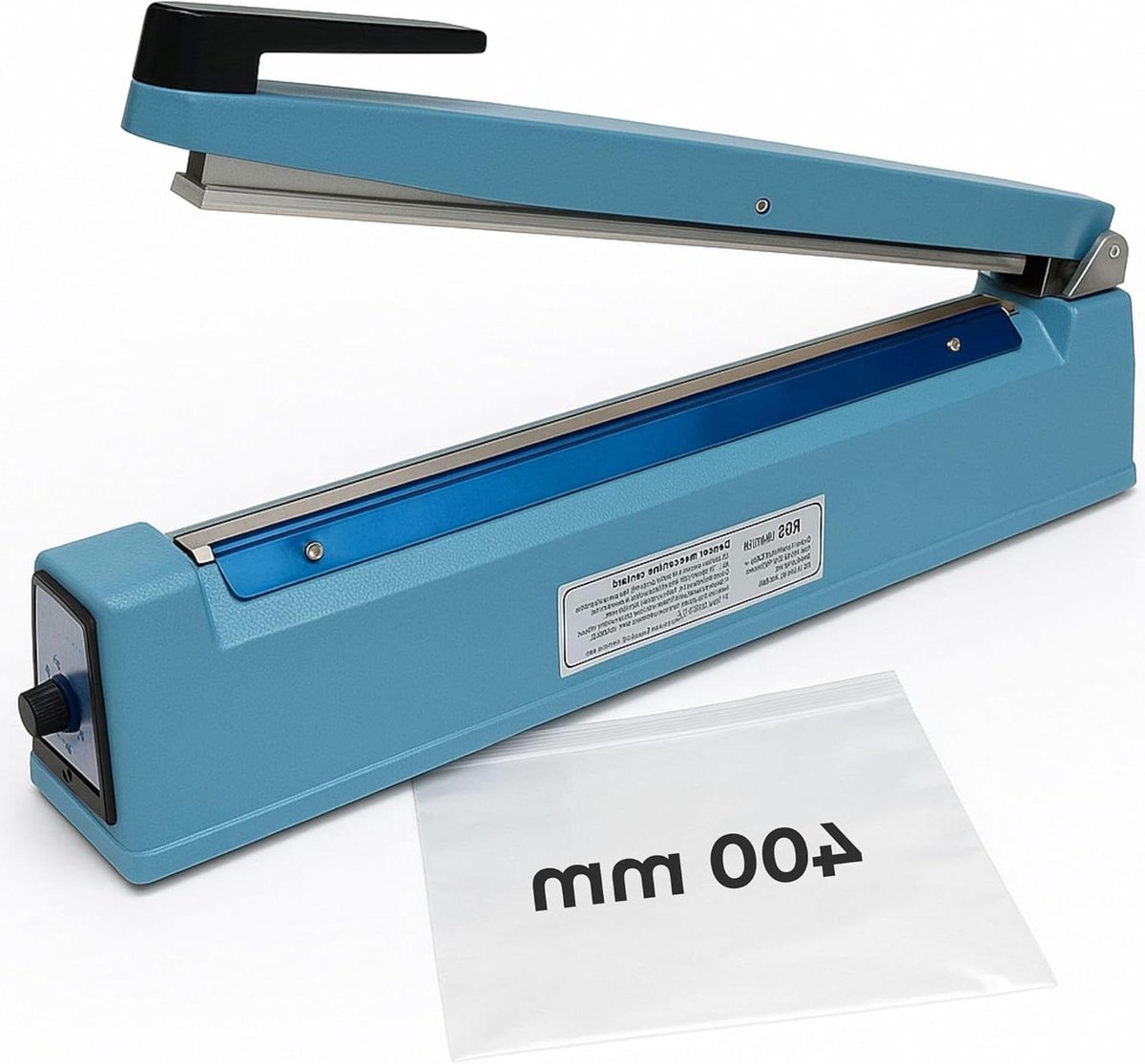 Hete Afdichtingsmachine - Zaksealer - Voedsel Bewaren - Snelle Verzegeling - 400 mm - Blauw