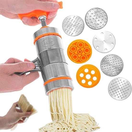 Pastamachine - Pastamaker - Spaghetti en Lasagne Machine - Pastadeeg van Merkloos — afbeelding 5