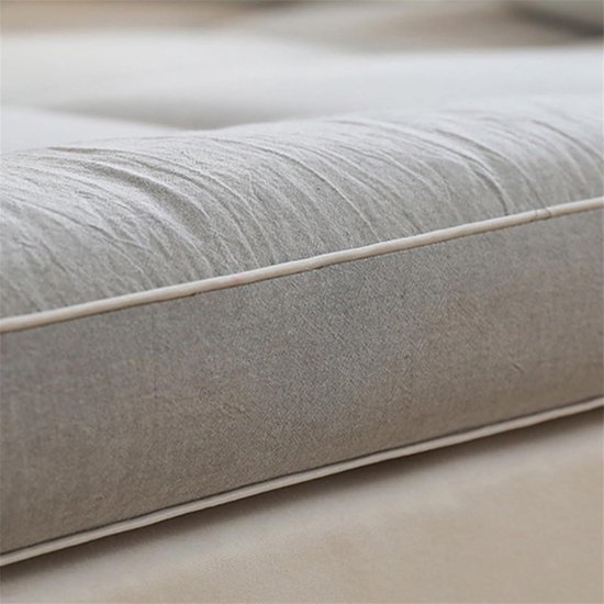 Japanse Futon Matras - Opvouwbaar Logeermatras - Comfortabel Slapen - Huidvriendelijke stof - 180x200cm - Blauw — afbeelding 3