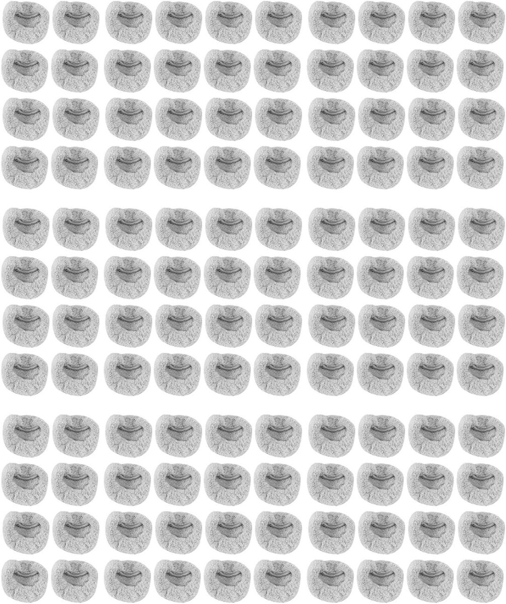 Dweilmop Pads - Reserve Doeken - Robot Stofzuiger - Superfijne Vezel - 120 Stuks - Grijs
