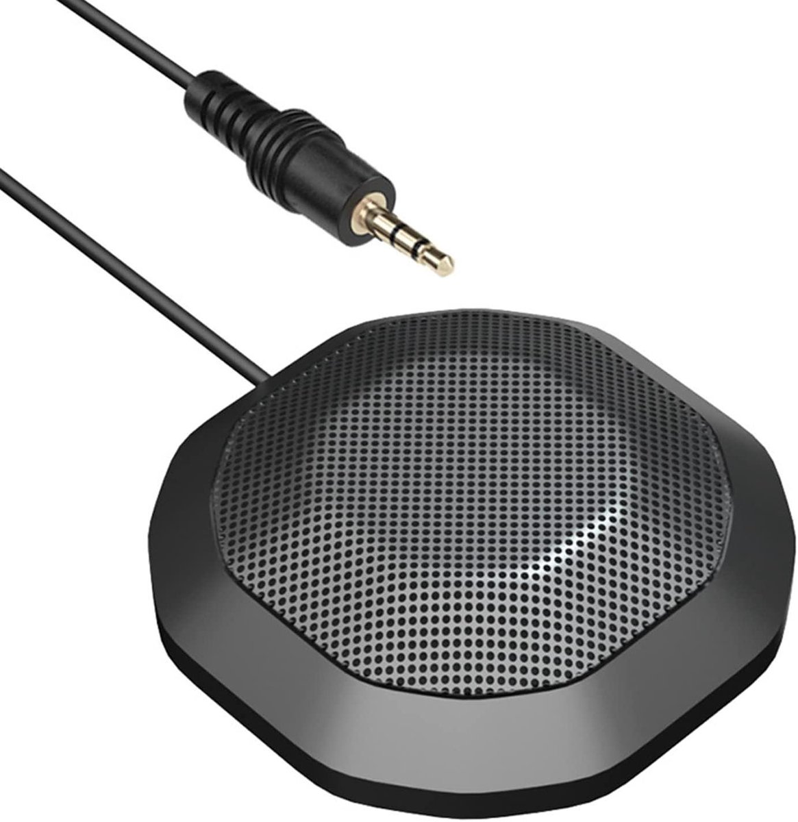 Conference Microfoon - Desktop Mic - Video Bellen - 360 Graden Opname - 3 Meter Bereik - Zwart