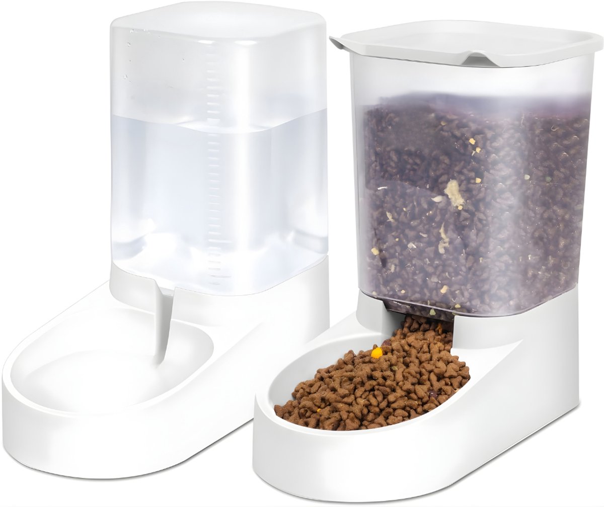 AHD® Drinkfontein Kat - Automatische Voerbak Kat - Voerautomaat Kat - Wit - 31cm x 17cm x 35cm