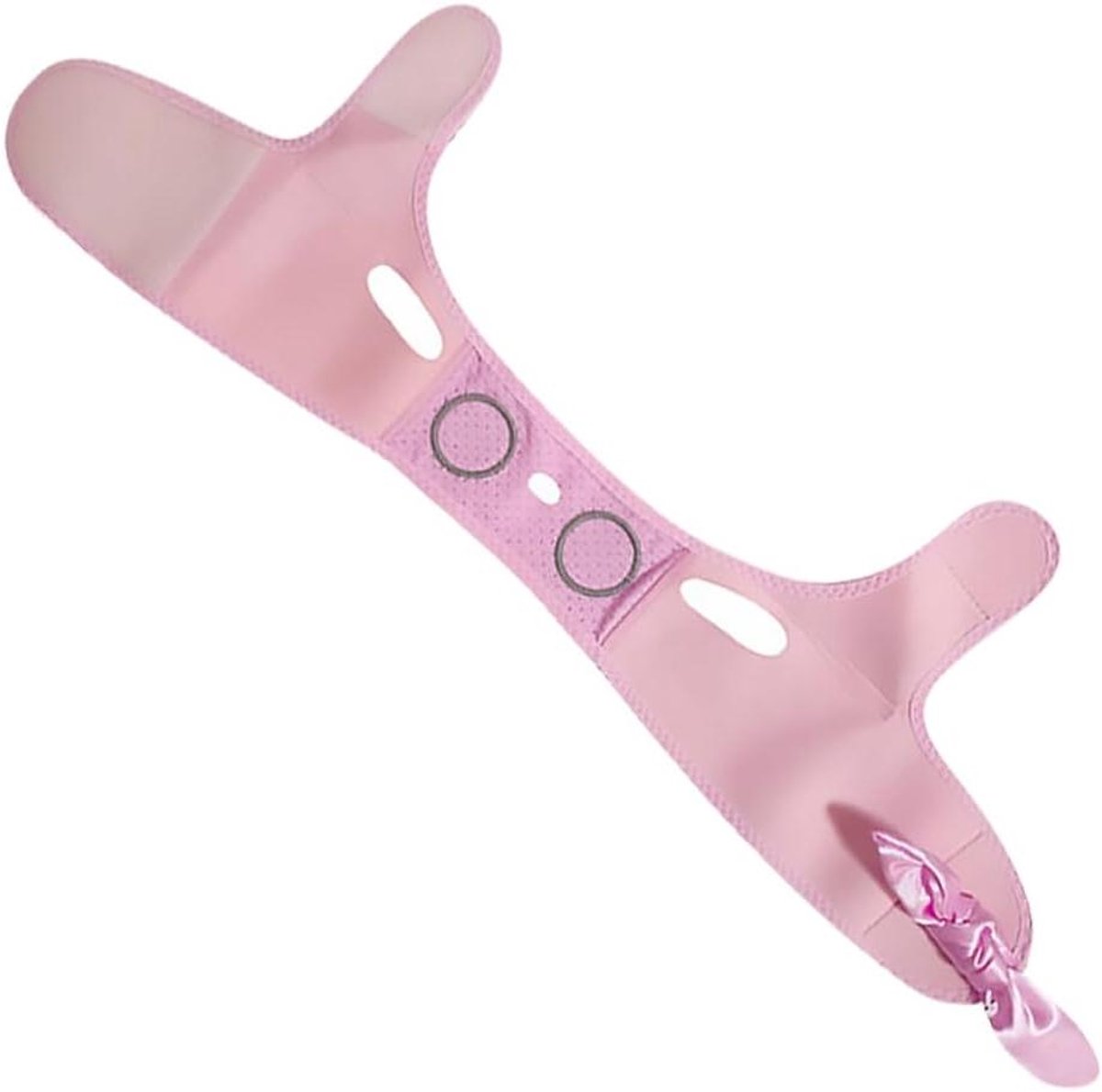 Gezichtsliftmasker - Kinband Vormer - Gezicht Vormgeven - Herbruikbare Stof - 63 x 21 cm - Roze