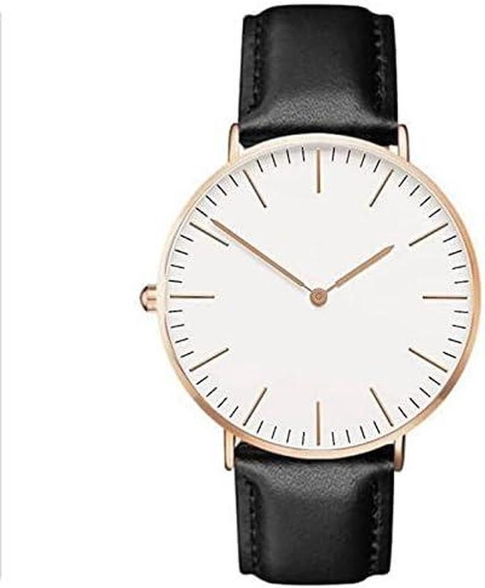 Dameshorloge - Horloge dames - Tijd aflezen - Ultra dun design - Mesh band - Rosé goud