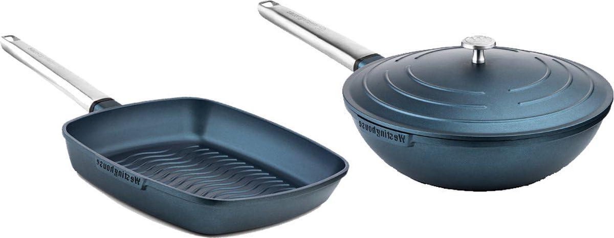 Wokpan Performance - Koekenpan - Lekker Koken - PFOA-vrije coating - 28 cm - Blauw