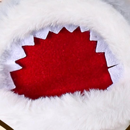 Handpop Pluche - Knuffelpop Dier - Verhalen Vertellen - Realistische Details - 25 cm - Grijs — afbeelding 3