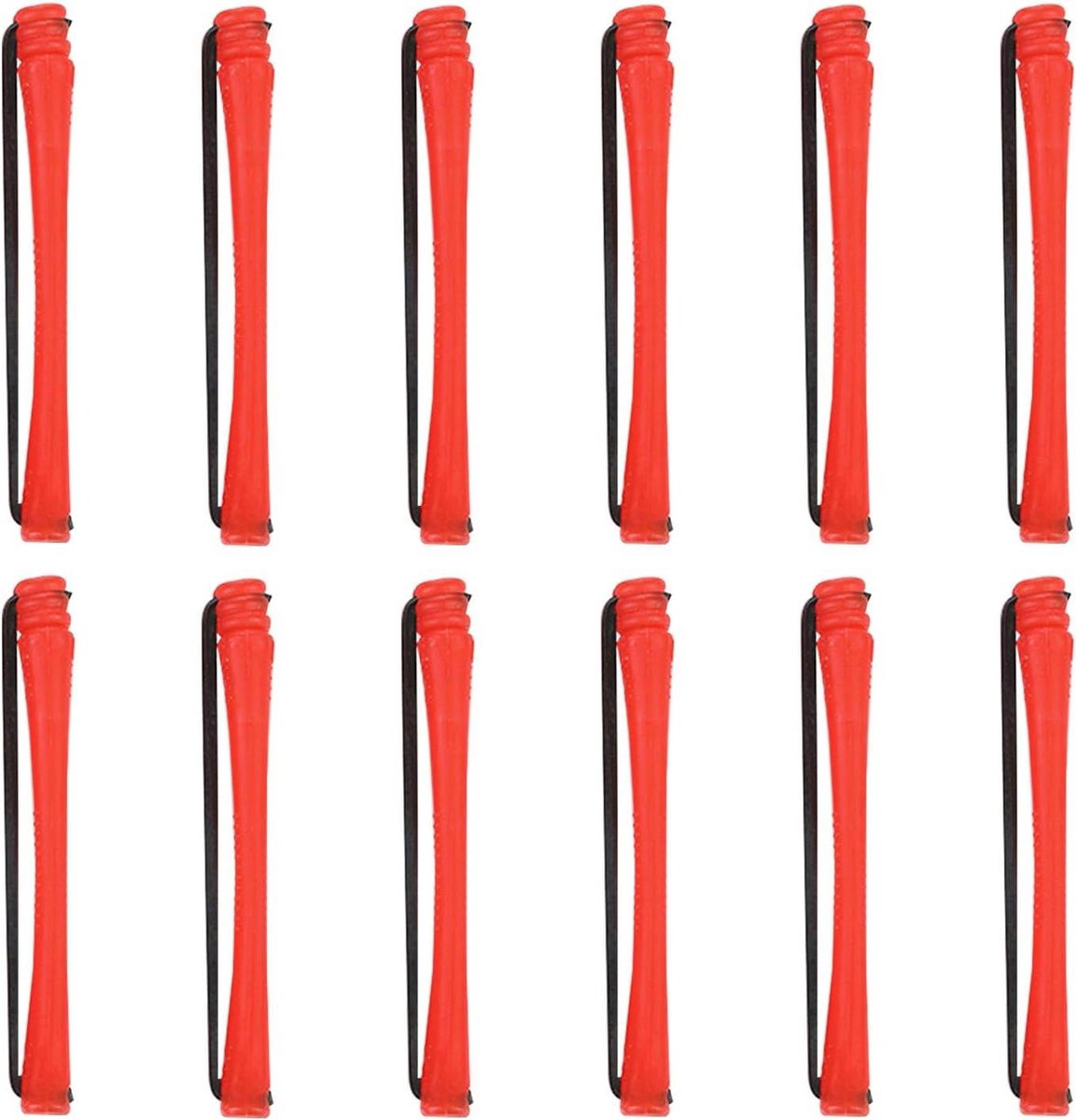 Warmteloze Haarkruller - Krulset - Haar Stijlen - Zonder Hitte - 12 Stuks - Roze