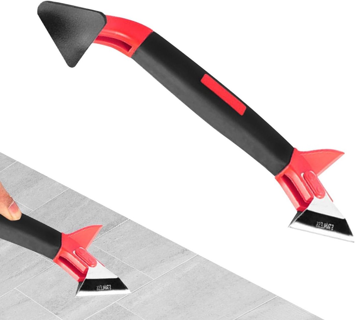 Voegengereedschap Schraper - Kitverwijderaar - Badkamer Renoveren - Multifunctioneel Ontwerp - 22.5 cm - Uniek