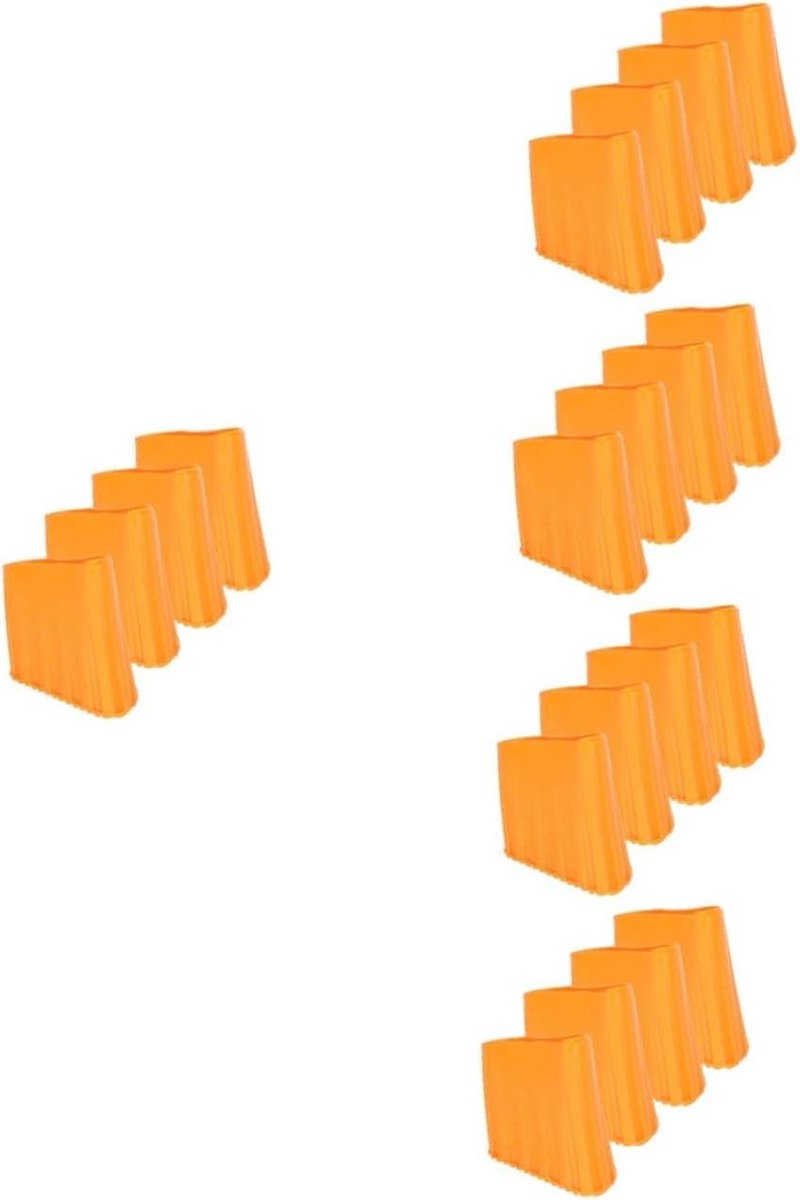 Laddervoetafdekking - Ladderpads - Vloeren Beschermen - Antislip Ontwerp - 20 Stuks - Oranje