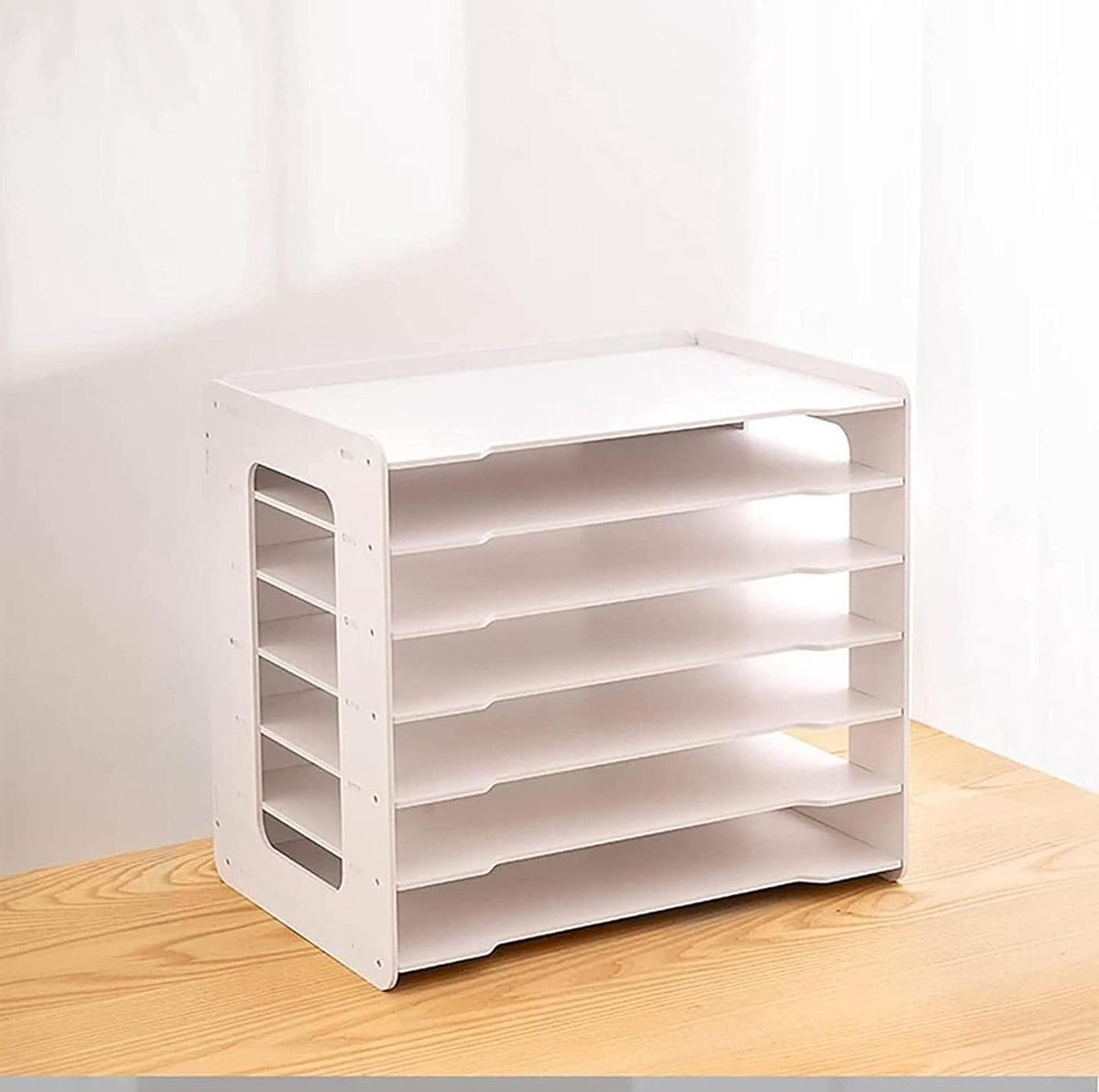 Bureau Organizer - Documentenlade - Bureau Opruimen - 7 Compartimenten - A3 Formaat - Wit
