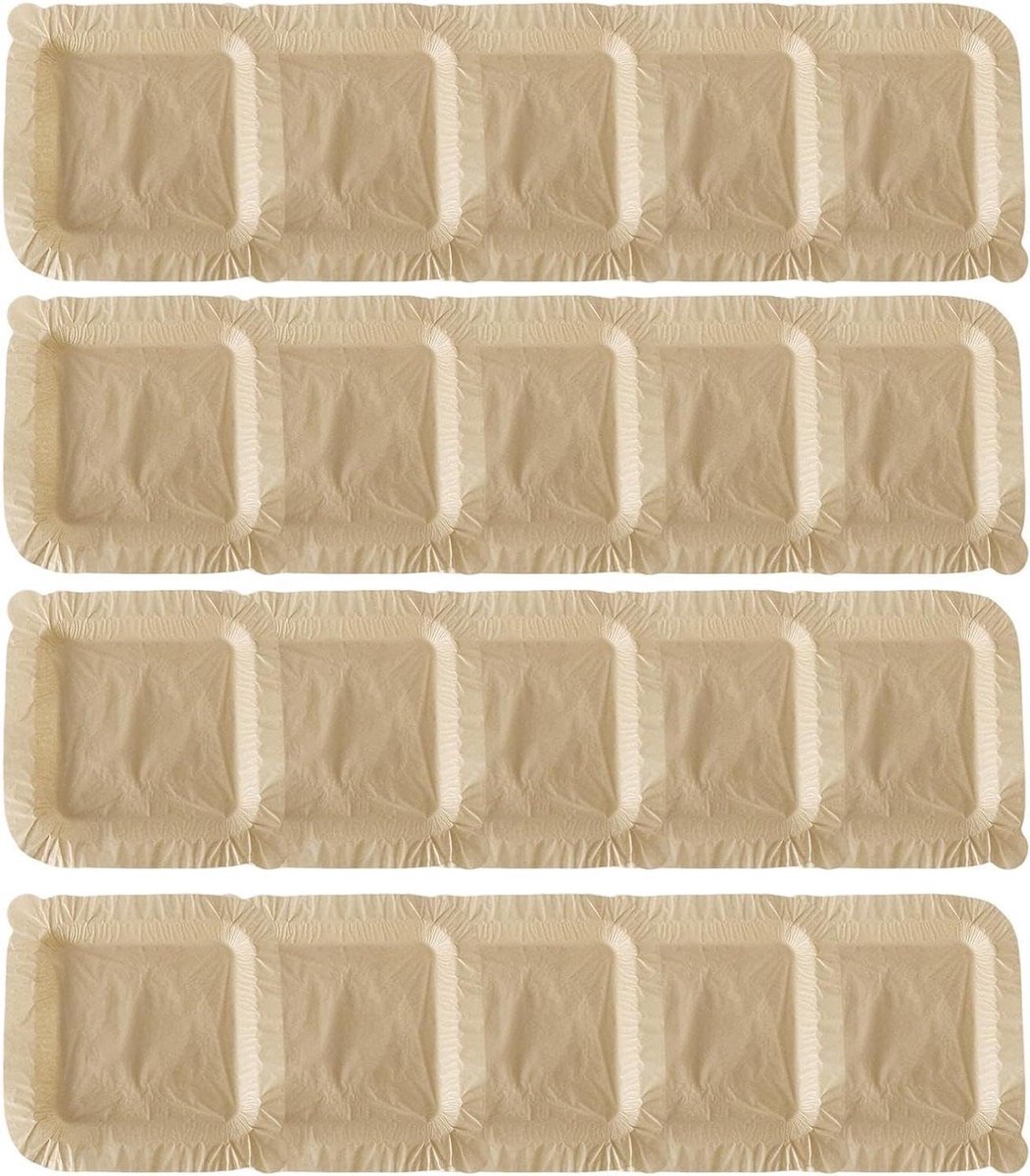 Perkamentpapier Airfryer - Bakmatten Voeringen - Gemakkelijk Koken - Antiaanbaklaag - 20 Stuks - Meerkleurig