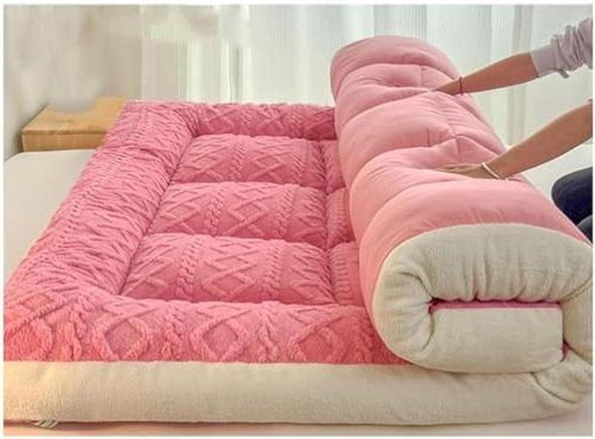 Japanse futonmatras - Vloermat slaapkussen - Comfortabel slapen - Opvouwbaar ruimtebesparend - Niet gespecificeerd - Niet gespecificeerd