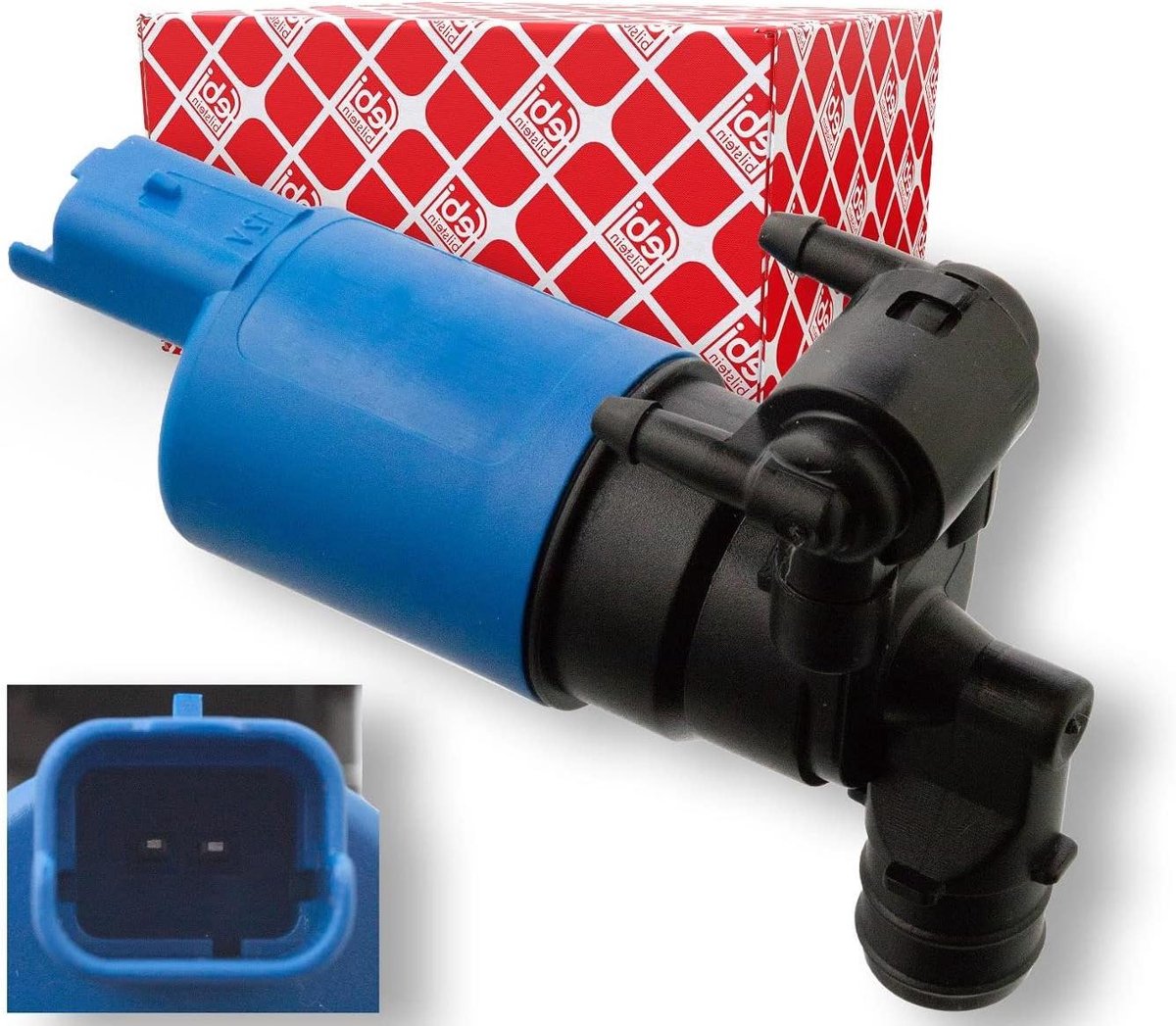 Waswaterpomp - Ruitensproeierpomp - Auto Onderhoud - Dubbele Pomp - 130 g - Zwart