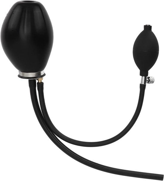 Opblaasbare Adapter - Auto Blaas - Systeem Testen - Hoge Dichtheid - 22x9x5 cm - Zwart — afbeelding 2