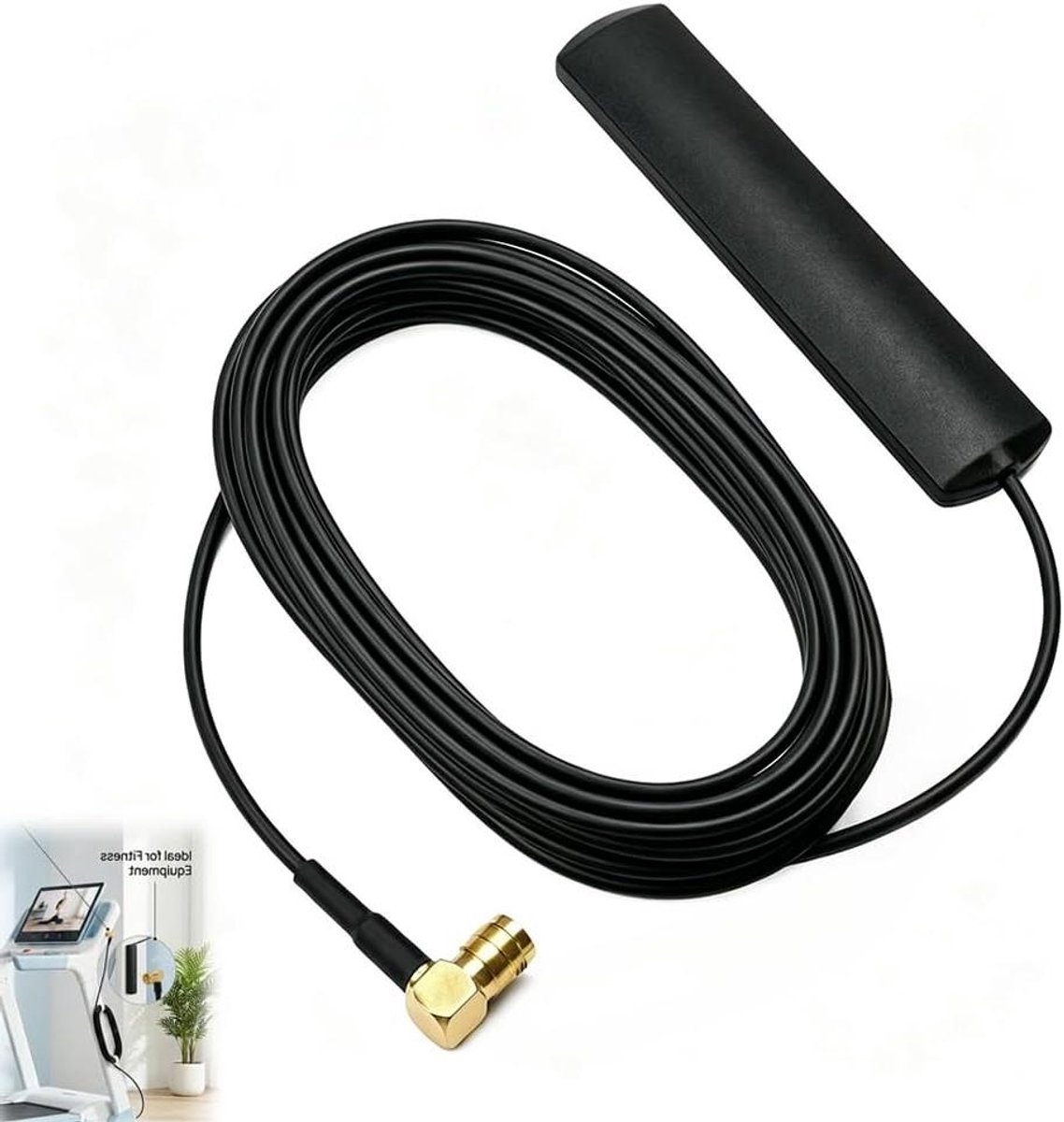 Digitale radio antenne - Auto antenne - Digitale radio - 5dBi signaalsterkte - 3 m kabel - Zwart