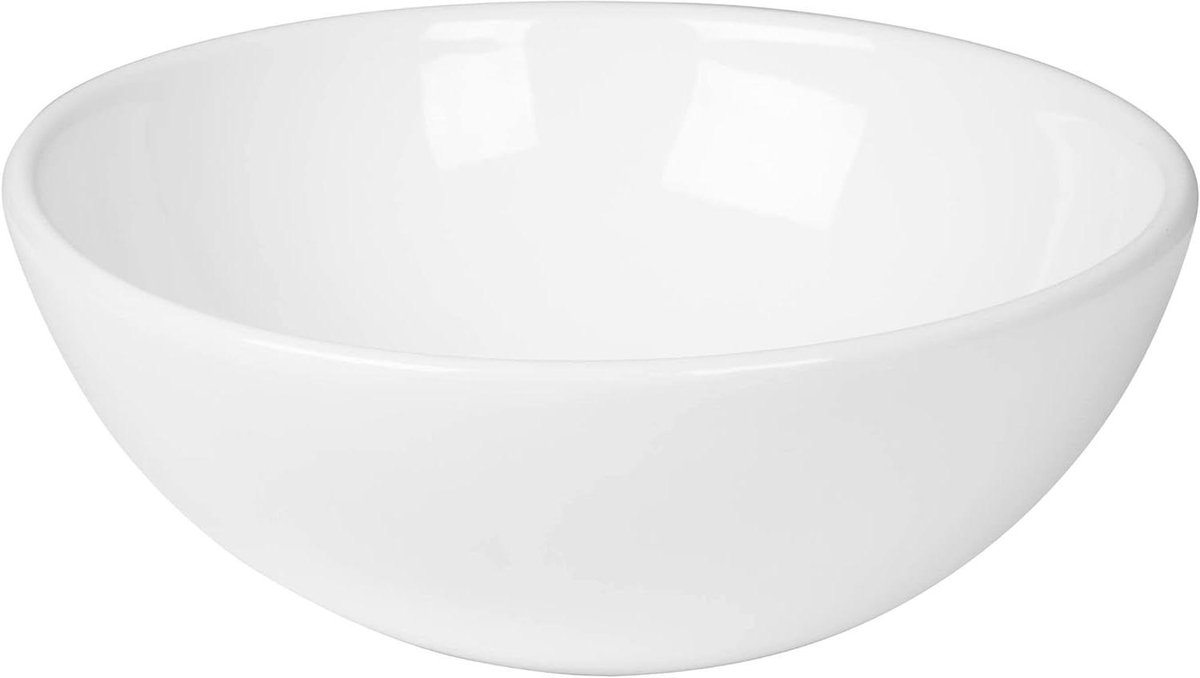 Waskom Keramiek - Opbouw Wastafel - Badkamer Vernieuwen - Modern Design - 32x13 cm - Wit