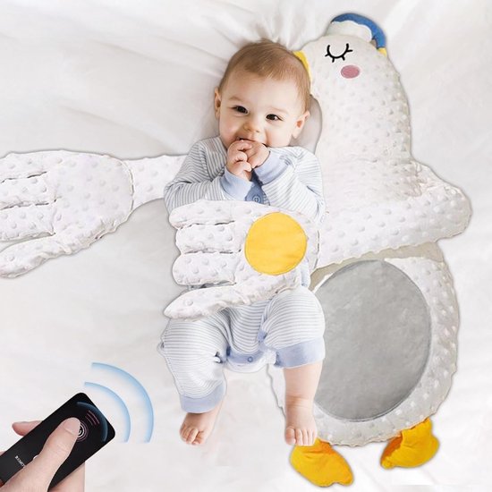 Slaap Knuffel - Zachte Helper - Kind Geruststellen - Verstelbare Modi - 68x25 cm - Gans — afbeelding 5