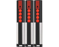 Een set van 3 868MHz afstandsbedieningen voor poorten en garagedeuren – 4 kanalen – geschikt voor modellen 4020 TX03-868-4 en 4026 TX03-868-2 – bereik van 50 meter – 4026V000