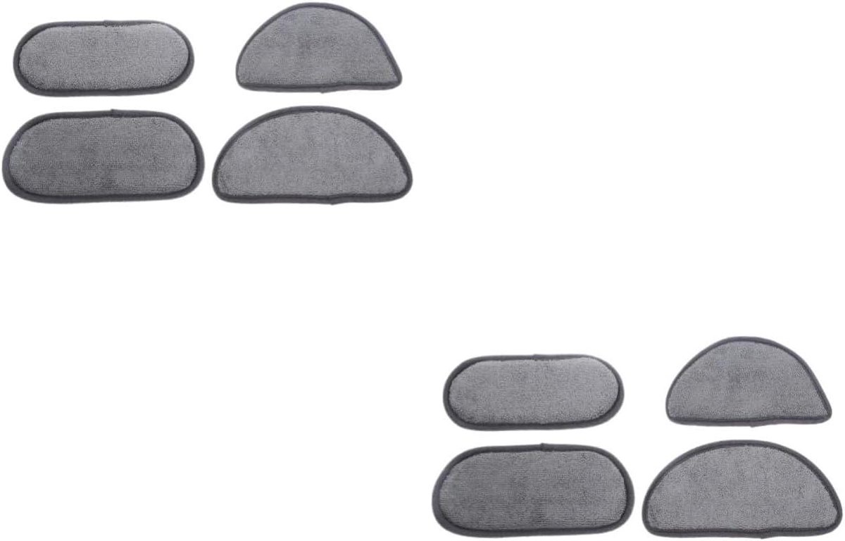 Koelkast Lekbak - Absorberende Mat - Voorkomt Lekkages - Wasbaar Materiaal - 8 Stuks - Grijs