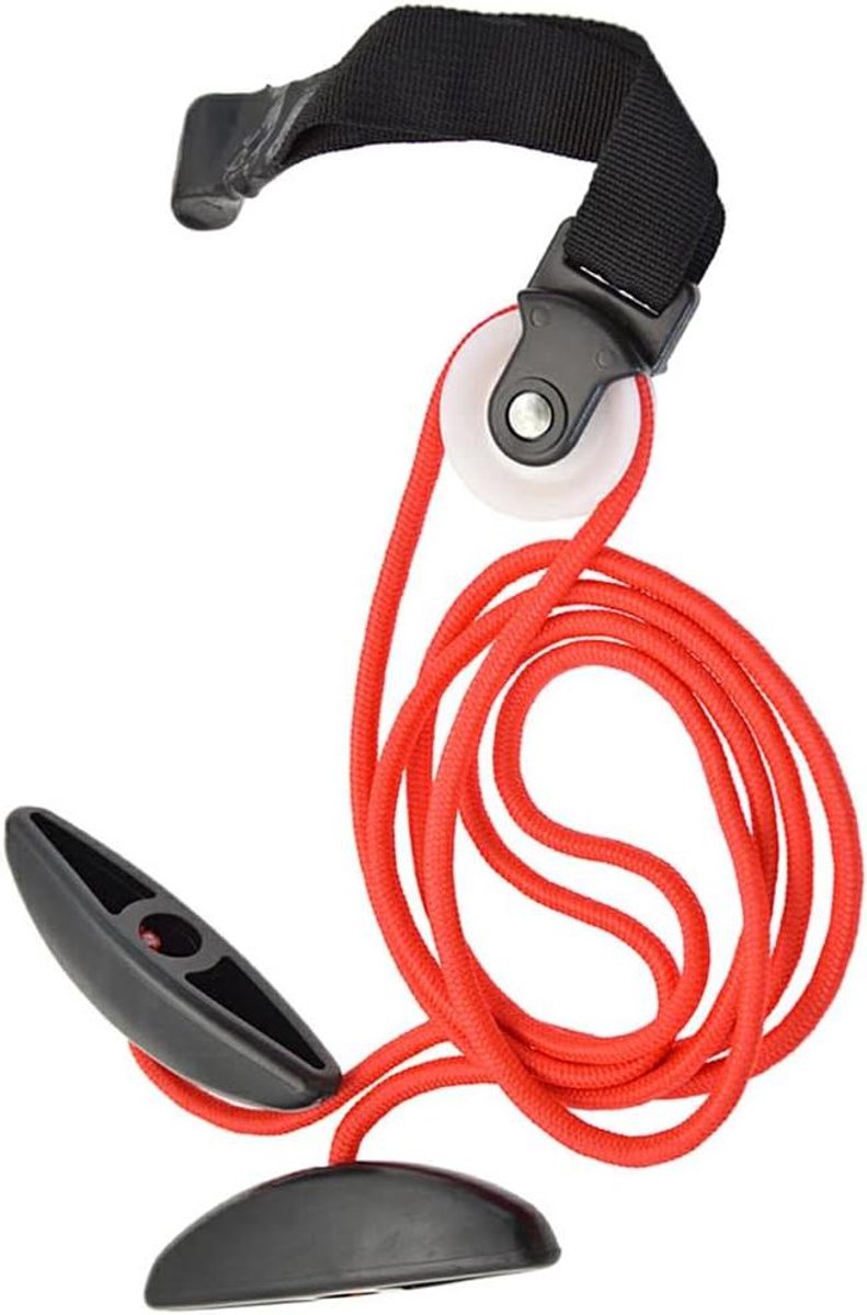 Schouder Pulley - Oefen tool - Fysio training - Comfortabele handgrepen - 20.3cm touw - Rood