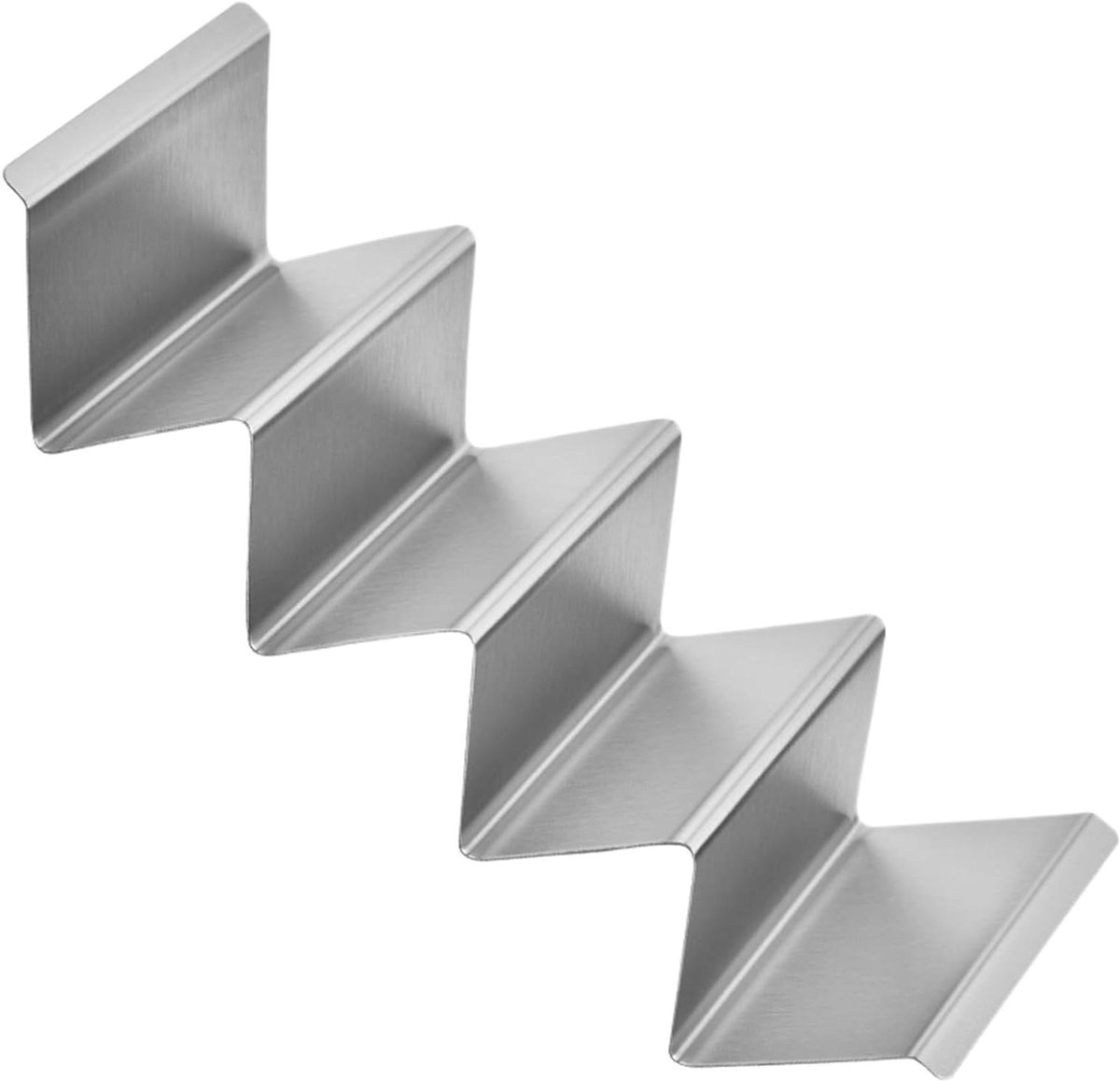 Taco houder rek - Tortilla standaard - Taco's serveren - Stabiel ontwerp - 295 cm - Zilver