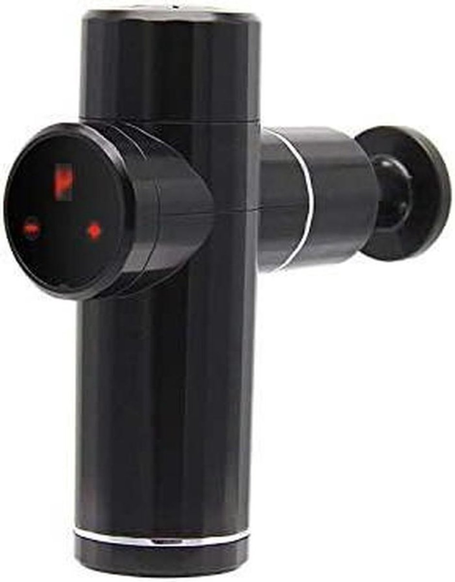 Mini Massage Gun - Spierverlichter Draagbaar - Spierherstel Bevorderen - Compact en Lichtgewicht - 14 cm Lengte - Zwart