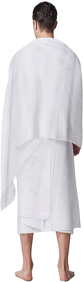 2-delige Ihram kleding voor moslim mannen en jongens, islamitische kleding voor de Hadj, Ramadan gebed outfit, Jubba en Thobe set