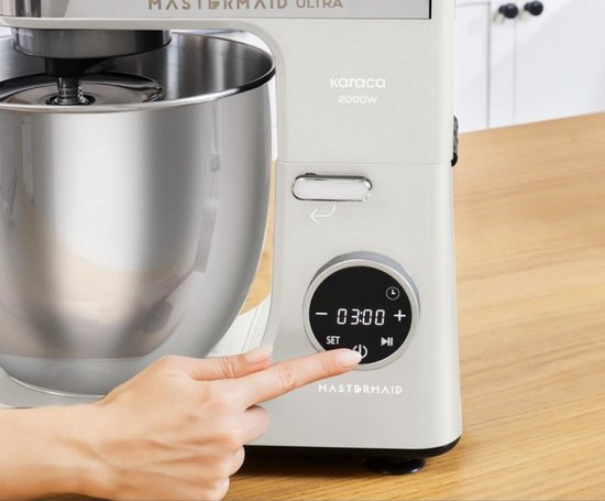 Karaca Mastermaid Chef Ultra Digitale - Keukenmachine – 7L – 2000W – 10 Snelheden – Zero Side Tech – Starlight van Karaca — afbeelding 3