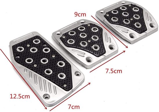 Auto Pedaalhoezen - Set van 3 - Veiliger Rijden - Antislip Grip - Universeel - Geel — afbeelding 5