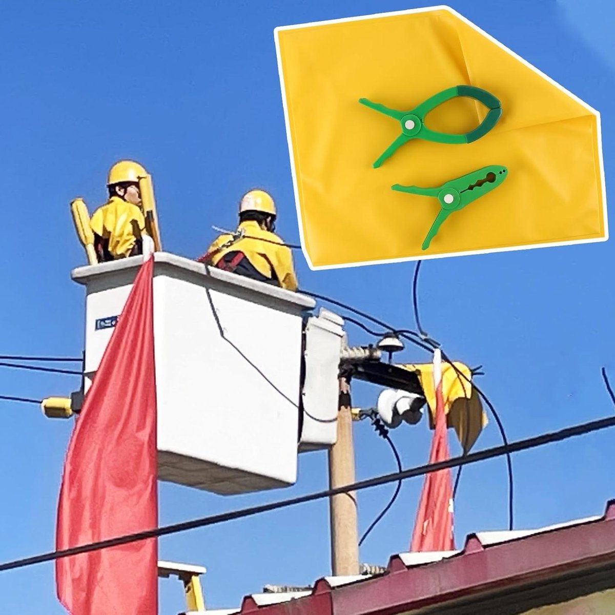 Isolatiedeken Elektrisch - Veiligheidsmat Stroom - Veilig Werken - Hoge Spanning Bescherming - 100 x 100 cm - Grijs