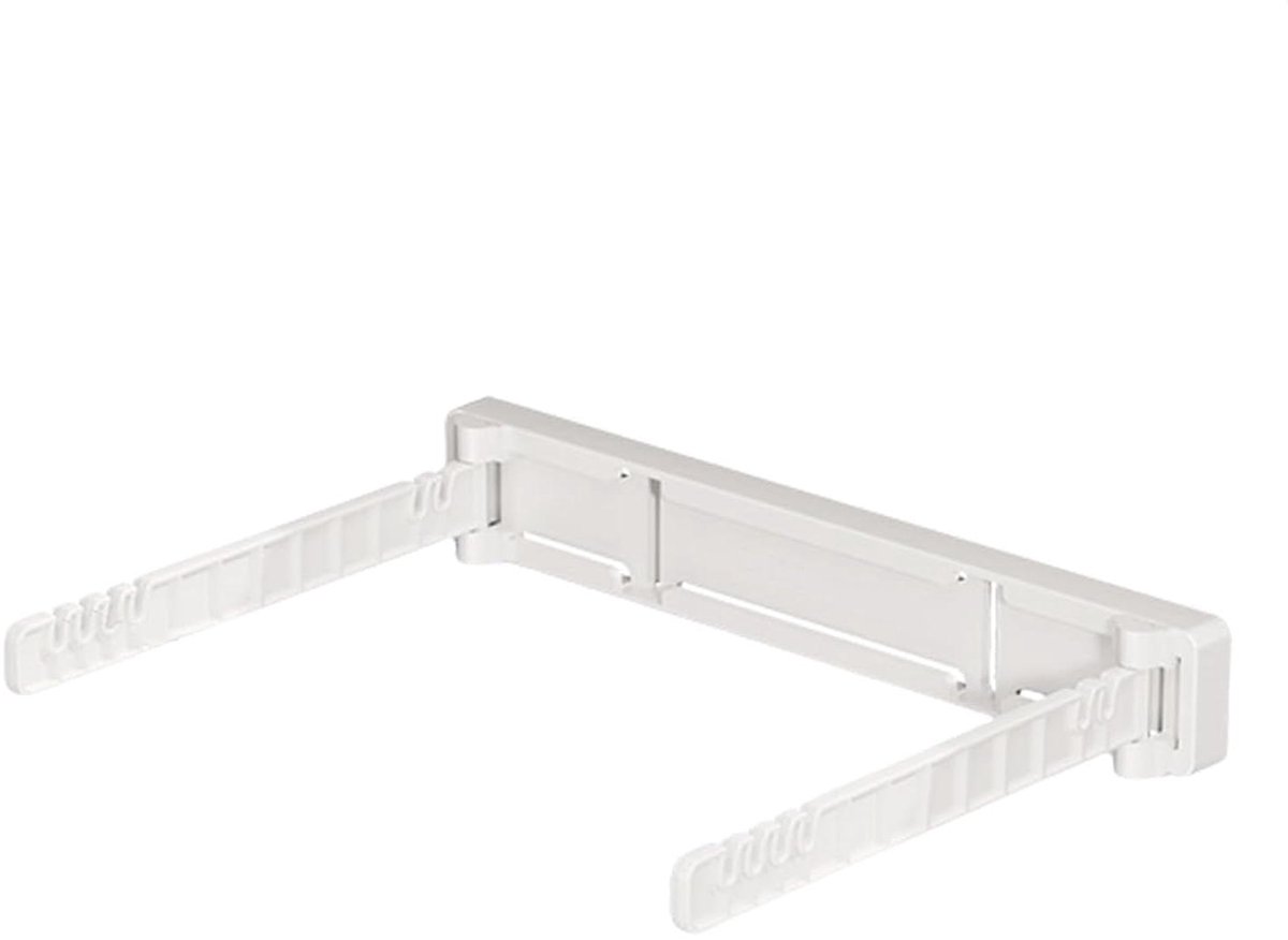 Vuilniszakhouder - Afvalzakhouder - Ruimte Besparen - Opvouwbaar Ontwerp - 27x6x3.5 cm - Wit