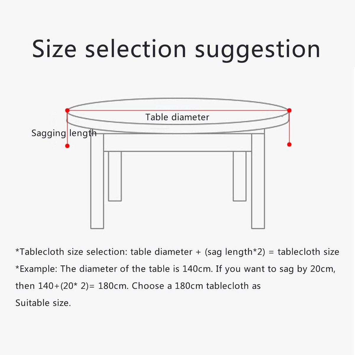 Rond Tafelkleed - Tafelzeil PVC - Tafel Beschermen - Waterdicht Vlekbestendig - 180 cm - Niet gespecificeerd