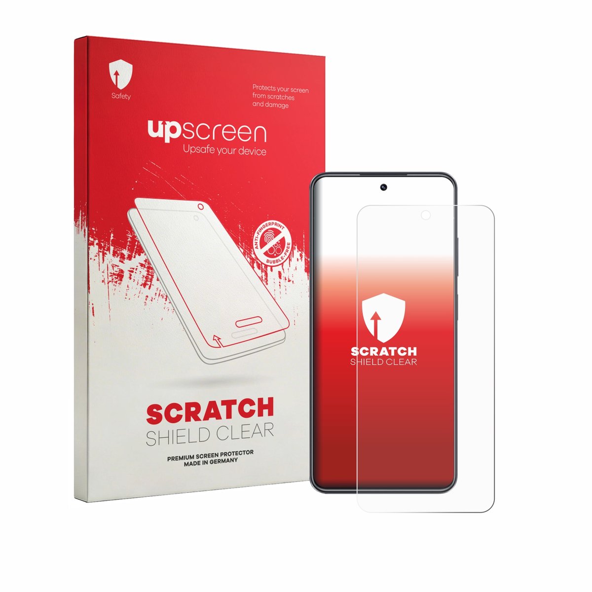 upscreen - Screenprotector voor Realme C73 - Folie Beschermfolie transparant