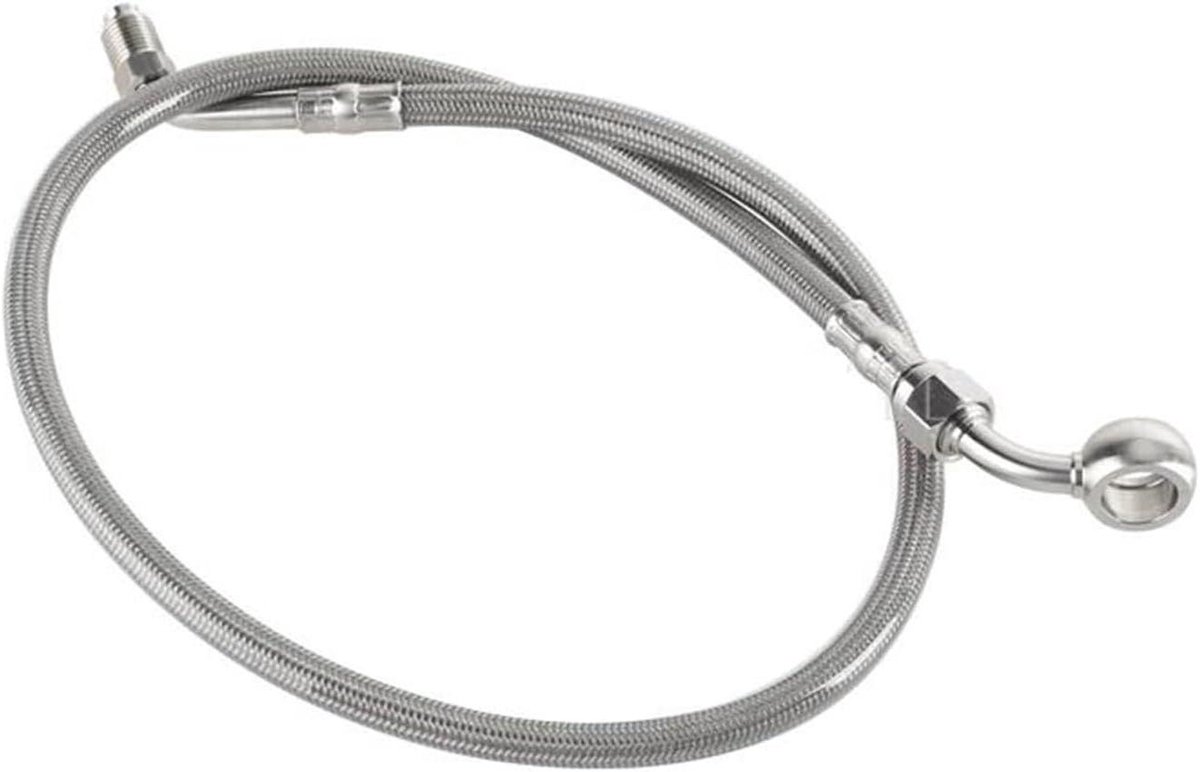 Remleiding Motor - Olieslang ABS - Stuurverhoging - Met ABS controller - 70 cm - Zilver