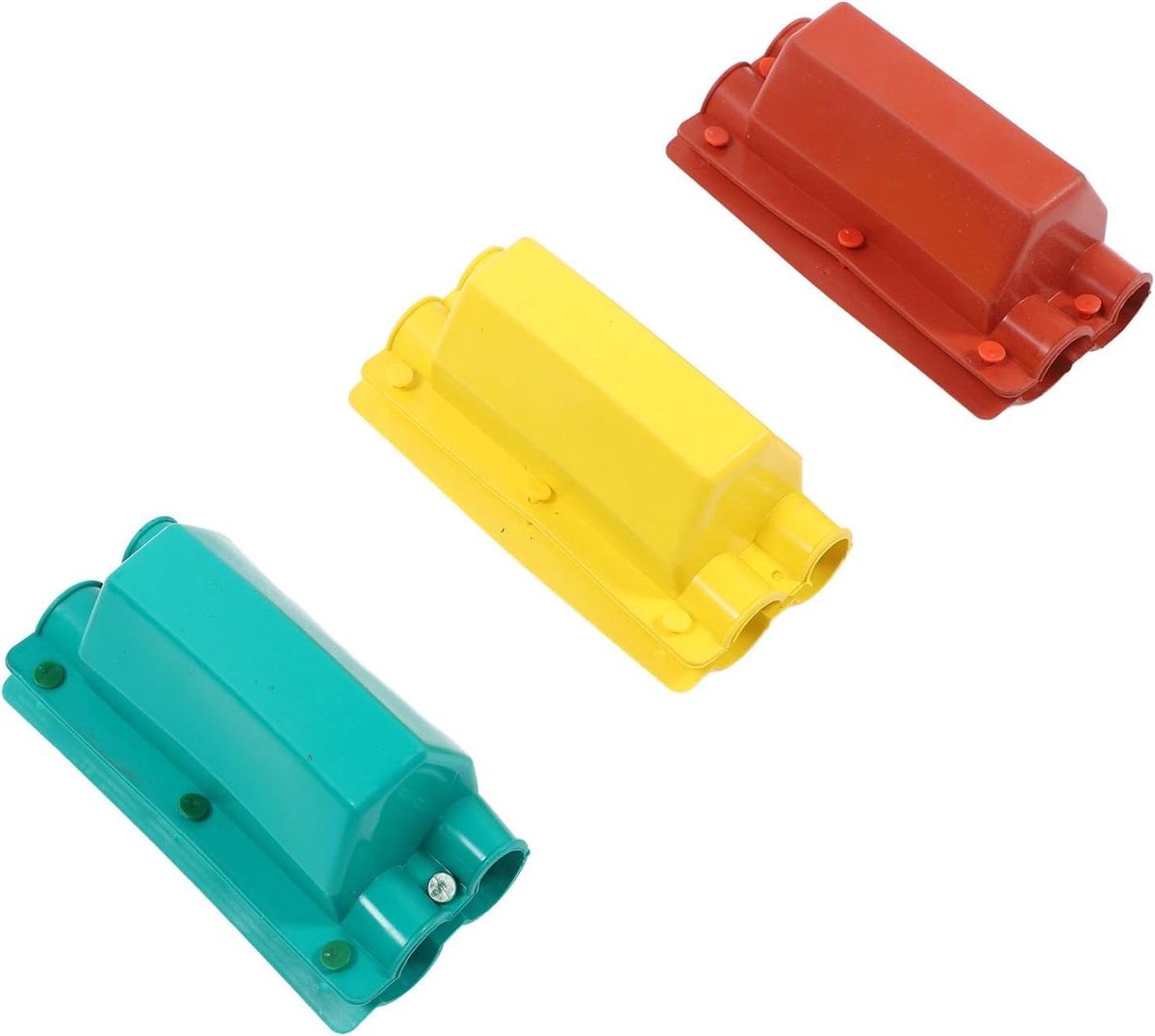 Isolatiedeksels - Terminal Bescherming - Elektrische Toepassingen - Hoge Spanningscapaciteit - 3 Stuks - Zwart