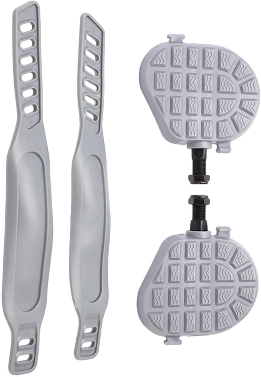Hometrainer Pedalen - Fiets Pedalen - Cardiotraining Thuis - Antislip Ontwerp - 13.5 cm x 12.5 cm - Zwart