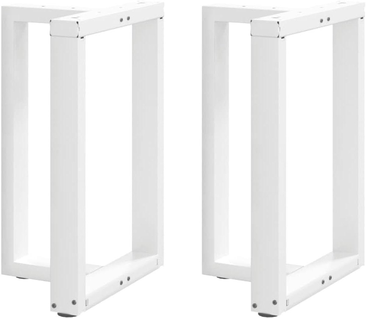 Eettafelpoten - Tafelonderstel - Meubels Maken - Verstelbare Voetjes - 50x35x73 cm - Wit
