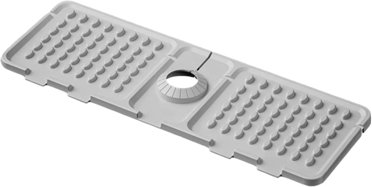 Spoelbak Caddy - Kraan Mat - Keuken Organiseren - Snelle Wateropname - 41.5 cm Lengte - Beige