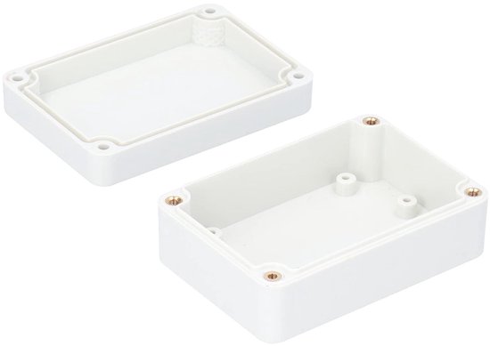 Foto: Waterdichte abs kunststof externe aansluitdoos voor elektrische projecten ideaal voor buitengebruik met accessoires 85 59 35mm 
