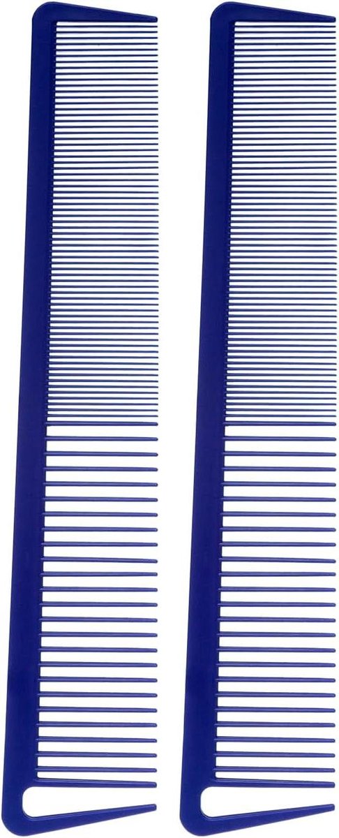 Texturiserende Kam - Haarkam Styling - Haar Texturiseren - Hittebestendig Koolstof - 18 cm - Zwart