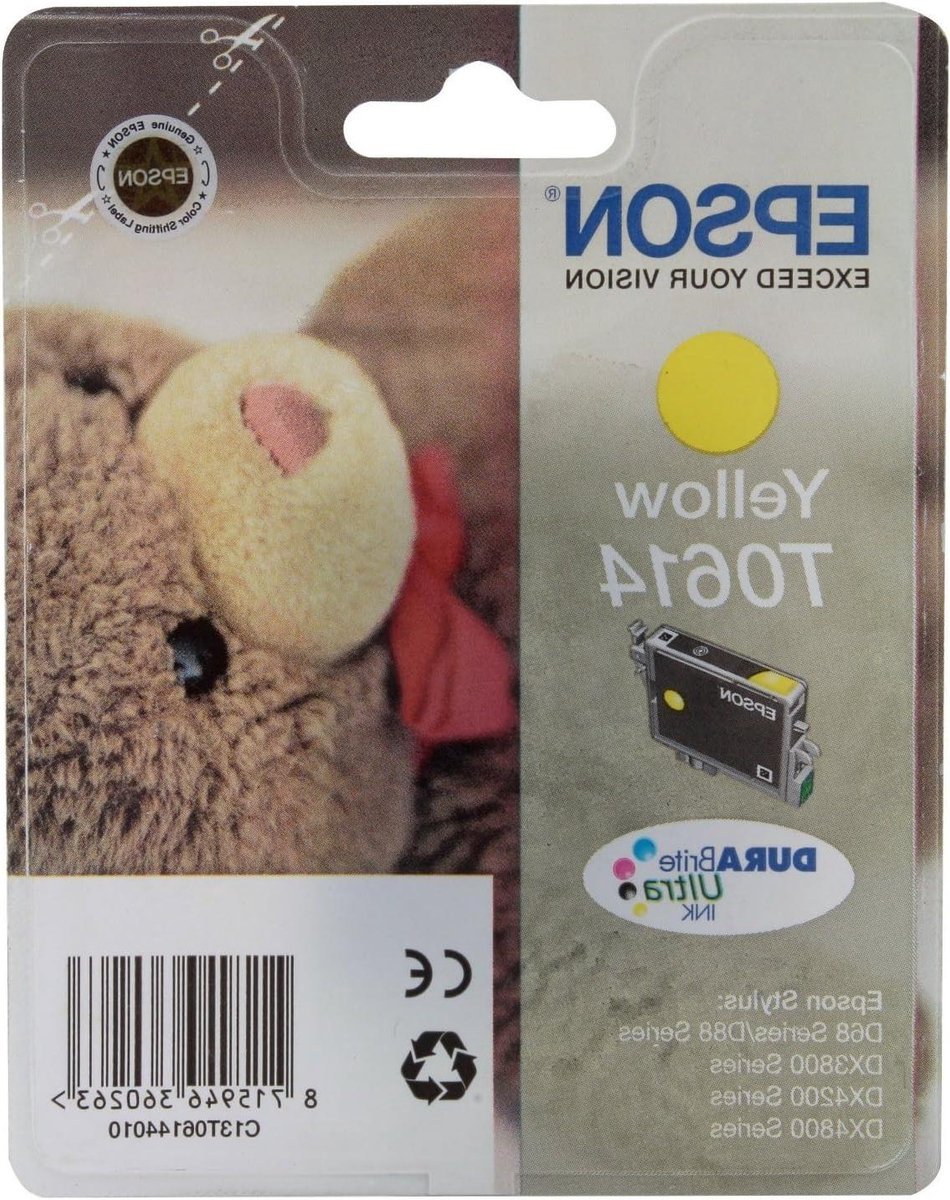 Inkjetcartridge - Printerinkt - Documenten Printen - Veeg- en waterbestendig - Singlepack - Geel