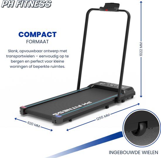 Loopband Focus Fitness Senator IPlus - Incl. Tablethouder En Bluetooth Inklapbaar Fitnessapparaat 1 22 Km U Hardloopband Voor Thuis
