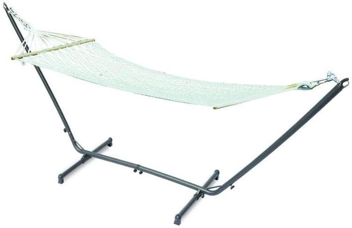 Hangmat Tuin - Katoenen Hangmat - Ontspannen Buiten - Zonder Standaard - 200 x 80 cm - Wit