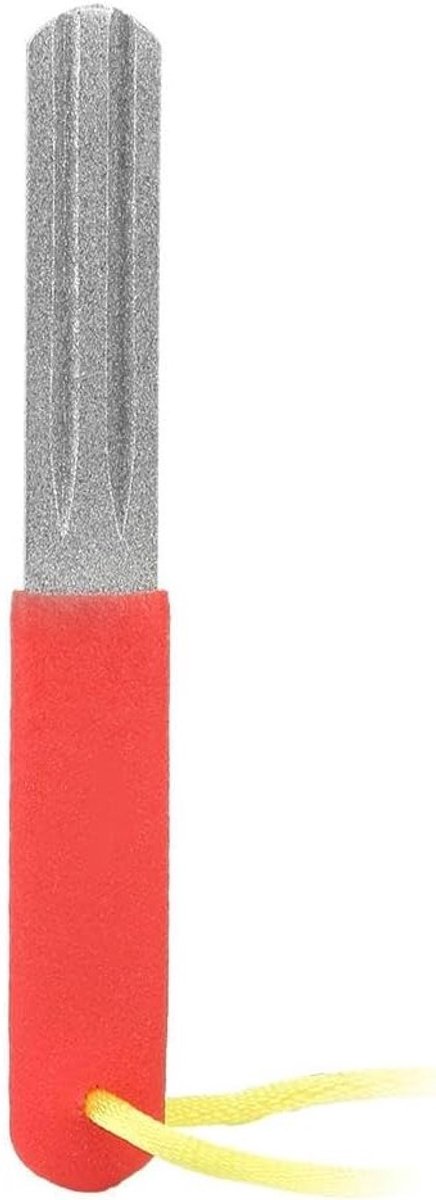 Dubbelzijdige diamantslijper voor vissershaak, slijpsteen met handvat, 400/800 korrel voor optimale haakprestaties
