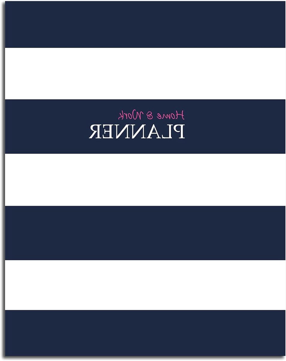 Maand- en weekplanner - Agenda Organizer - Werk en privé balans - Naast elkaar takenlijsten - 8 x 10 inch